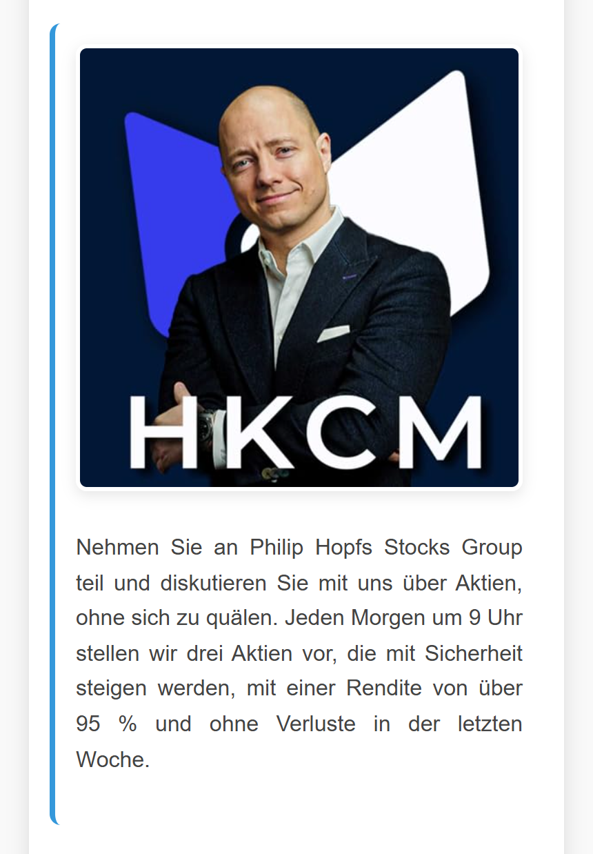 Philip Hopf im Interview